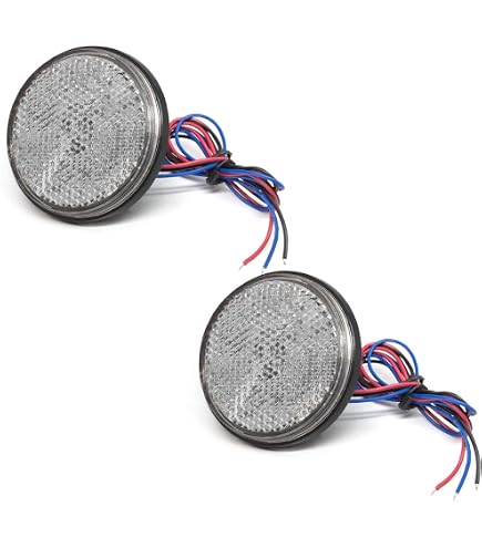 Amazon | トラック用 丸型 LED リフレクター NEO 24V 丸型反射板 (C